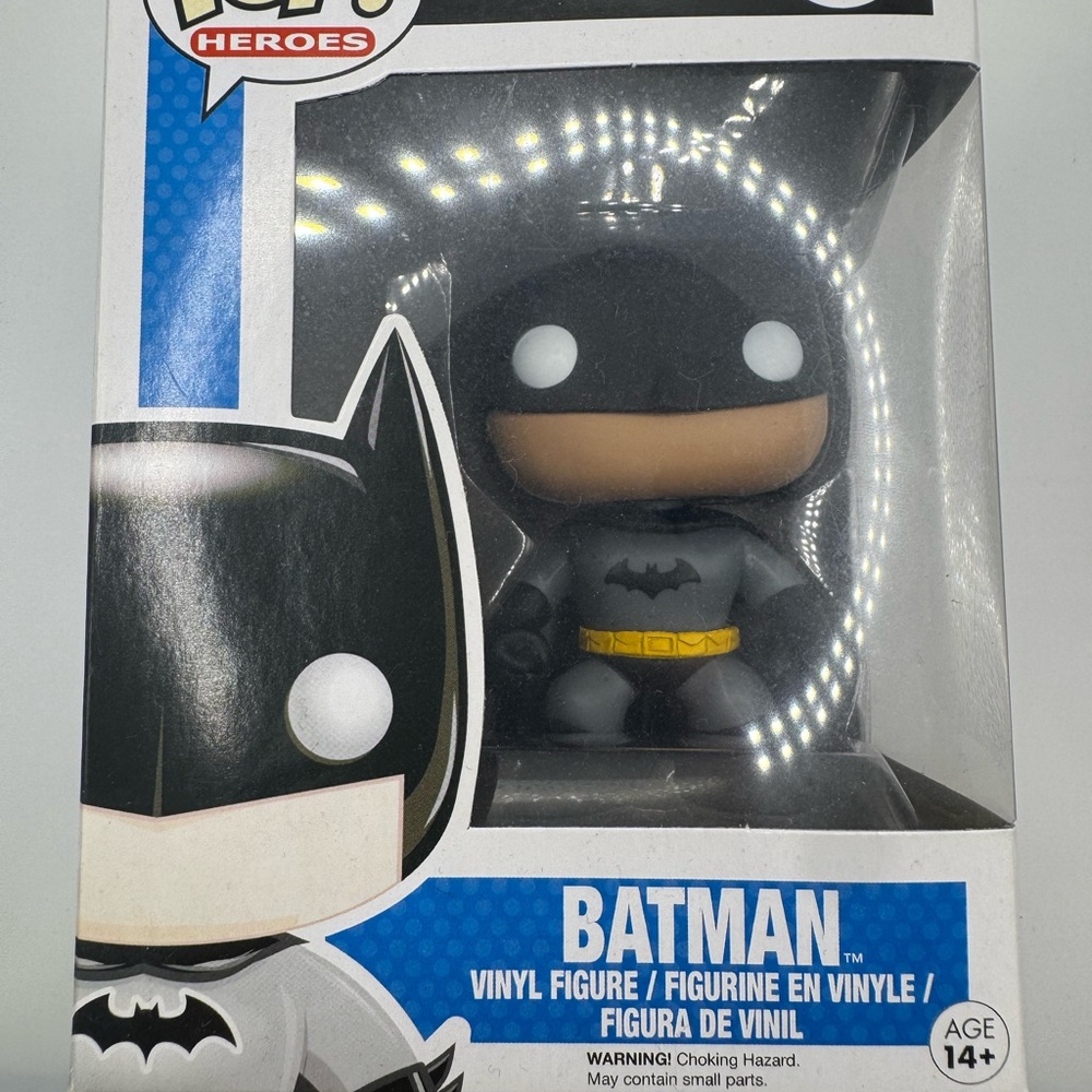 Funko Batman Vinyl Figure in Black and Gray